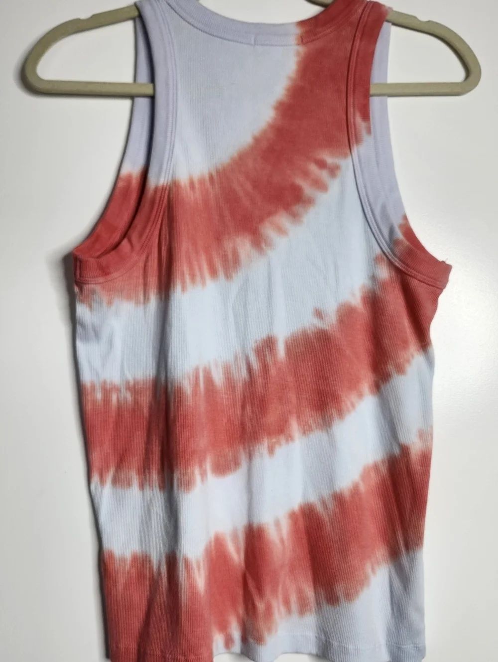 Sundry Umbrella Stripe Tie Dye Crewneck Tank Top Skort Womens XL Modal Vacation